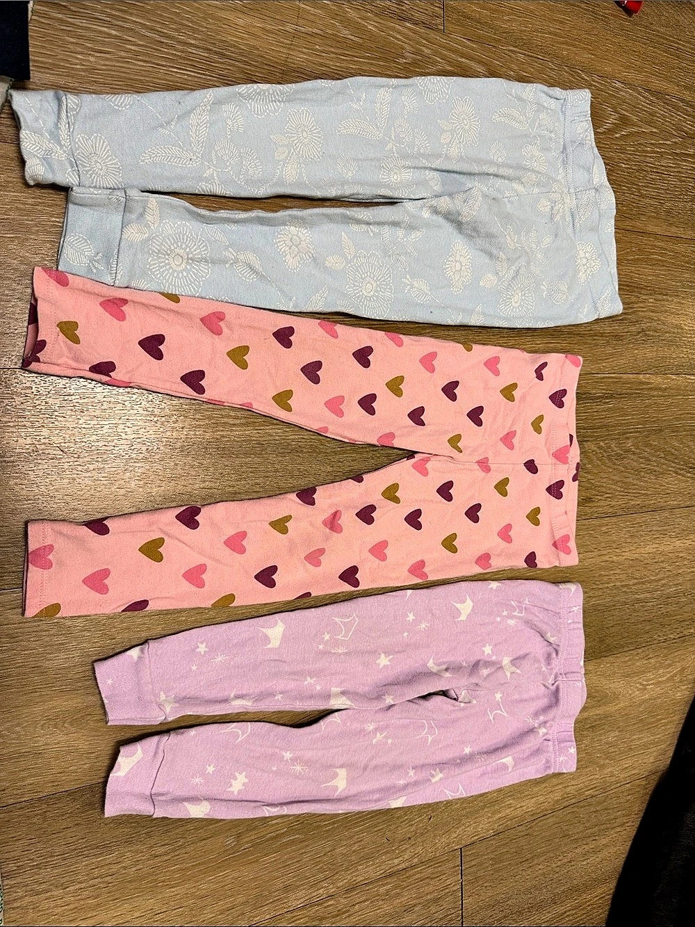 Garanimals Girls 3T Leggings 3-Pack Pink & Blue